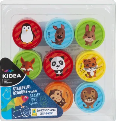 Obrázok produktu pre Ozdobné pečiatky A Kidea 9 ks č. 1227