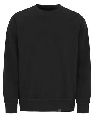 Image de Cottover - Sweat-shirt pour hommes, col rond, tissu molletonné ET376 (Taille L) (Bleu marine)