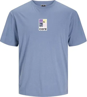 Produktbild von Jack & Jones 12256682 Kurzarm-t-shirt Blau S Mann Blau S