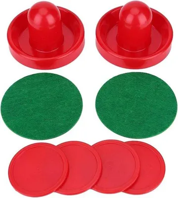 Obrázek produktu pro Puky pro stolní hokej (2 tlačníky, balení po 4 ks) (76 mm)