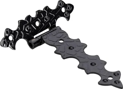 Produktbild von Hettich Scharnier Stahl gekröpft 80 x 69 mm schwarz