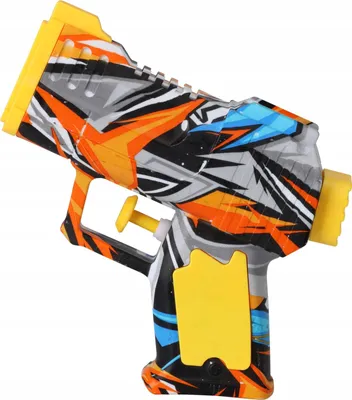 Produktbild von Wasserpistole klein 13 cm, bunter Wassergewehr Spielzeug für Kinder, Garten Strand 1 Stück