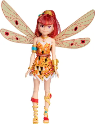 Produktbild von Simba Mia and Me Ankleidepuppe Yuko, Elfe mit beweglichen Flügeln und Beinen, 3X