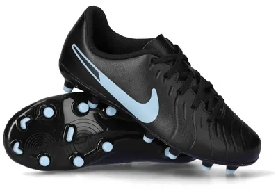 Image de Chaussures de foot Nike Tiempo Legend 10 Club MG "Black/Black" pour Enfant
