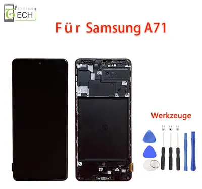 Produktbild von Für Samsung A71 SM-A715F LCD Display mit Rahmen Touch Screen Bildschirm
