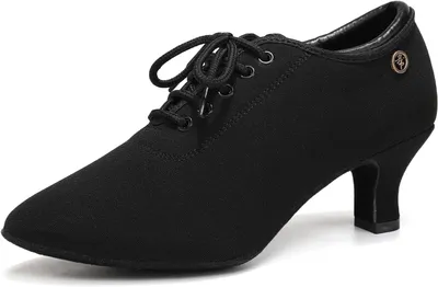 Obrázok produktu pre Tanečné topánky čierne, uzavretý model, pre tanečné kurzy