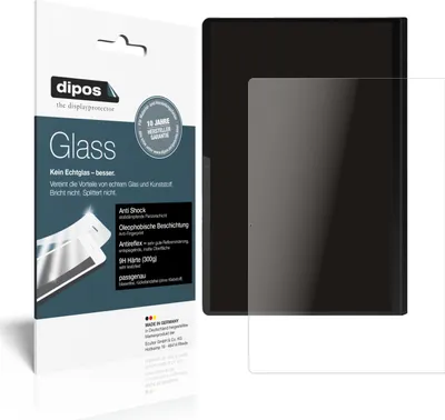 Produktbild von 1x Schutzfolie für Lenovo Yoga Tab 11 matt - Anti-Shock 9H Folie dipos Glass Kunststoffglas