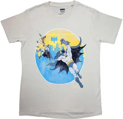 Produktbild von Batman - "Bat Leap" T-Shirt für Herren/Damen Uni RO11570 (L) (Natürlich)