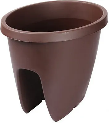 Image de Balconia OVI balkónový květináč hnědá Délka: 60 cm