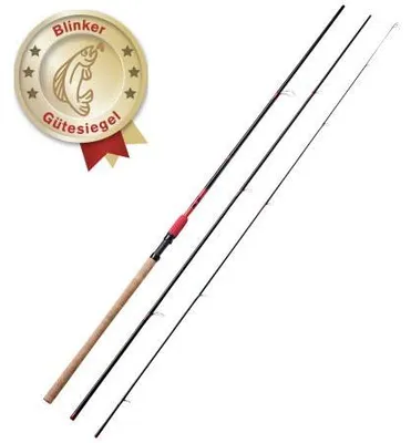 Produktbild von Salmo Sbiropeitsche Forellenrute 390 cm, 3-teilig, 8-50g Wurfgewicht, 235g