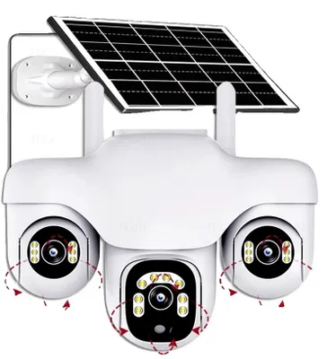 Obrázek produktu pro Venkovní solární kamera, 360° výhled, rozpoznávání osob, 4G solární kamera