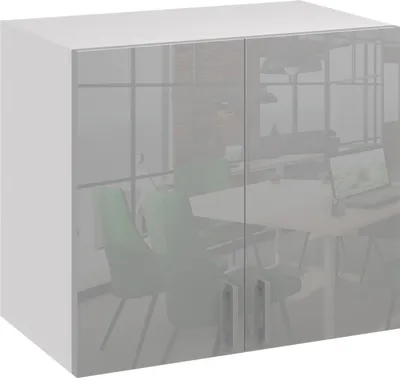 Produktbild von Küchenschränke: Schrank mit Geschirrtrockner 60 cm | Farbe: Grau