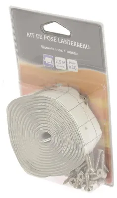 Image de Kit De Pose Pour Lanterneau - Vis Et Bande D'étanchéité