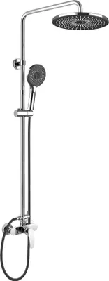 Produktbild von Duscharmatur Mereo Eve mit Tellerbrause, schwarz - CBE60104SFE