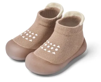 Zdjęcie produktu dla Skarpety dla niemowląt, buty z antypoślizgową podeszwą i oddychającą gumą