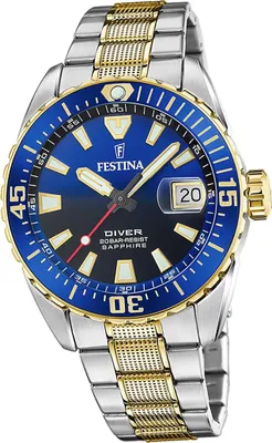 Produktbild von Festina Herrenuhr The Originals Armbanduhr Edelstahl silber gold D2UF20706/1