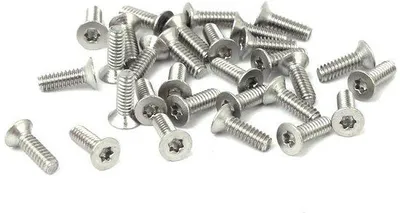 Imagen del producto de Tornillos Torx de acero inoxidable, 30 unidades, diámetro de 1,6 mm, longitud de 5 mm
