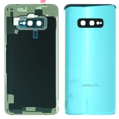 Produktbild von Samsung Galaxy S10e (SM-G970F) Backcover + Kameraglas + Kleber (Prism Green), Grün