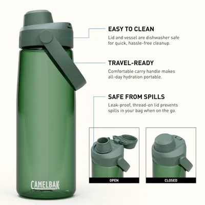 Produktbild von CAMELBAK THRIVE CHUG 25OZ Fahrrad Trinkflasche auslaufsicher Forest Green