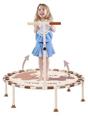 Zdjęcie produktu dla Trampolina dziecięca składana 101 cm ze stelażem dla dzieci fitness