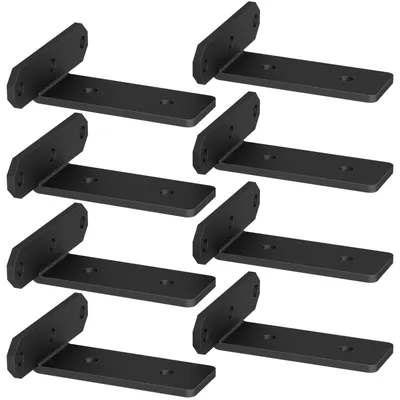 Image de Omgoods - Supports invisibles pour étagères, capacité de charge de 80 kg, lot de 8