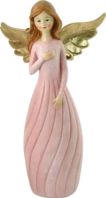 Produktbild von Engel Deko Schutzengel Weihnachtsengel Skulptur Figur Objekt Elfe Fee Stern Herz