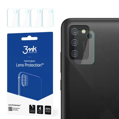 Produktbild von 3mk Hybridglas Lens Protection für Samsung Galaxy M02s Kamera Objektiv Kameralinse 0,16mm 6H (4 Stück)