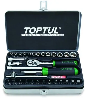 Produktbild von TOPTUL Werkzeug-Set Werkzeugsatz GCAD3202 Metallcontainer