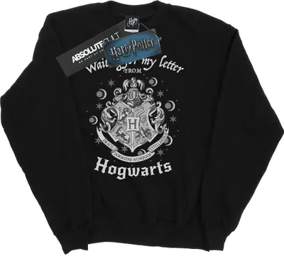 Produktbild von Harry Potter - "Hogwarts Waiting For My Letter" Sweatshirt für Damen BI20334 (L) (Schwarz)