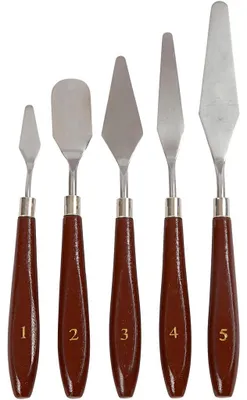 Produktbild von Palettmesser - Set , L 17-23 cm, B 1,5-2,5 cm, 5 Stk/ 1 Pck [HOB-10314]