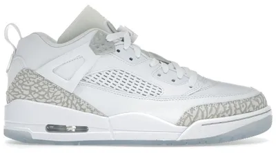 Productafbeelding van Jordan Spizike Low, wit met metallic zilver, lichtblauw en neutrale grijs - EU maat 40