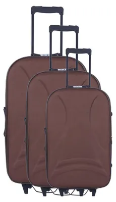 Image de BLUESTAR - Set de 3 Valises DACCA 77 cm 2 Roues