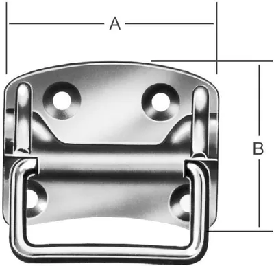 Produktbild von Alberts Kistengriffe VA/100 mm