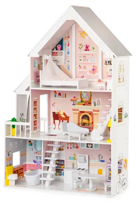 Obrázok produktu pre Drevený domček pre bábiky XXL Powder Residence ECOTOYS