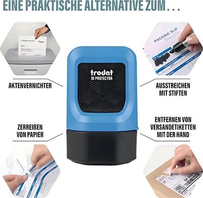 Immagine prodotto di trodat Tint roller ID Protector himmelblau