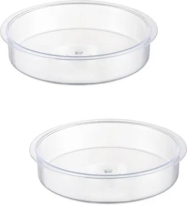 Image de Bain d'oiseaux en plastique, Ø 17,2 cm, lot de 2