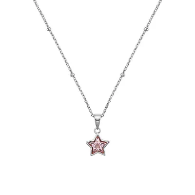 Produktbild von Prinzessin Lillifee Sternkette aus 925er Silber für Mädchen, Zirkonia