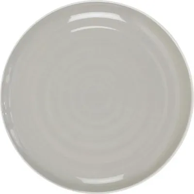 Image de Assiette Plate 26.5 Cm Grise - Bicolore - Home Deco Factory - Cmp