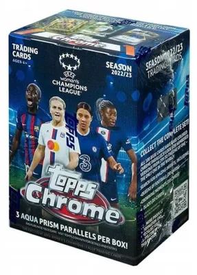 Produktbild von Topps Chrome UEFA Women’s Champions League 2023 Value Box – Limited Edition Cards