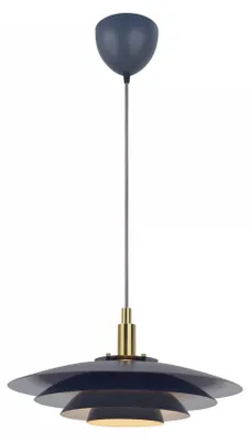 Obrázok produktu pre Nordlux Bretagne kovové sivé závesné svetlo 37,8 cm