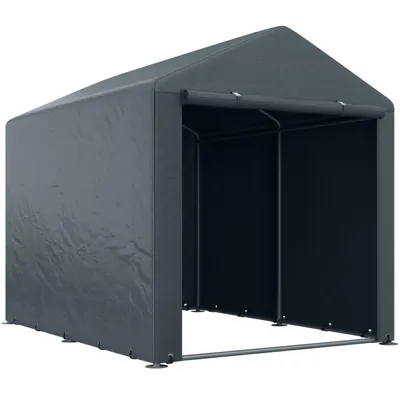 Produktbild von Garagenzelt, Geräteschuppen, Zeltgarage,160x218x172cm Lagerzelt mit UV-Schutz, Reißverschlusstür, Wasserabweisend Foliengarage für Gartengeräte