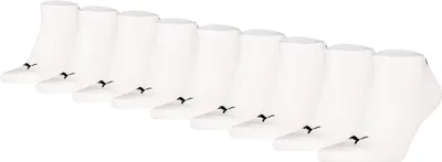 Produktbild von PUMA Uni Sneakersocken, 9er Pack - Sneaker Plain ECOM 9P, Logo, einfarbig Weiß 43-46