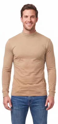 Immagine prodotto di Kisses&Love, maglietta a maniche lunghe slim fit da uomo, adatta sia per interni che per esterni, modello 1625-H, Immagine generata dall'IA