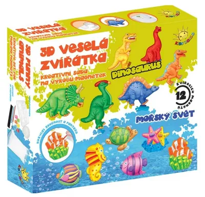 Obrázok produktu pre Veselé zvieratká v 3D, výroba magnetiek