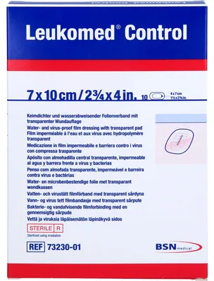 Zdjęcie produktu dla Leukomed Control opatrunek foliowy 7x10 cm 10 szt