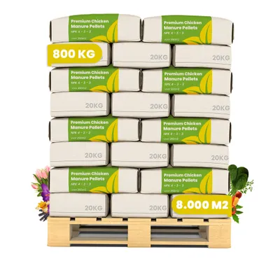 Zdjęcie produktu dla Granulki z Obornika Kurczęcego (800 kg – na 8000 m2) - Organifer