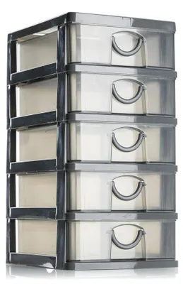 Produktbild von 5five Simply Smart Bin Organizer 5 Schubladen für Kleinteile
