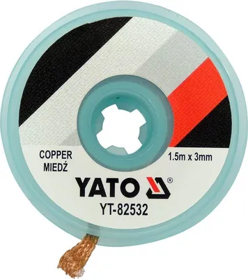 Obrázok produktu pre Yato YT-82532 Príslušenstvo spájkovacia stanica sk / Príslušenstvo spájkovačka 1 ks odpájkovacia sieť