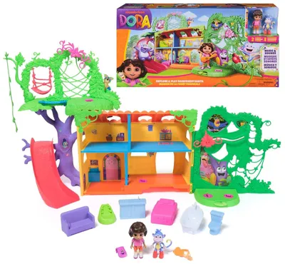 Produktbild von Spin Master Spielset Dora Regenwald Abenteuer Spielzeugset