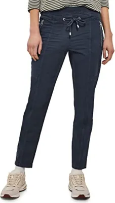Produktbild von 30465 Cecil, Tracey,  Damen Jogging Hose, Stretchgabardine, marineblau, S